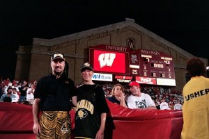 CU at Wisconsis Buff faithful enjoy the big win on the road