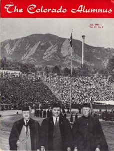 Colorado Alumnus - Folsom Field without second tier ... or Duane Physics