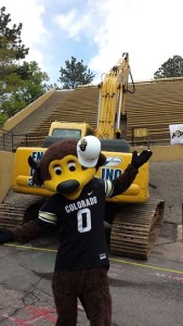 Chip at Groundbreaking