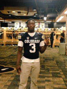 Afolabi Laguda on his recruiting visit to CU